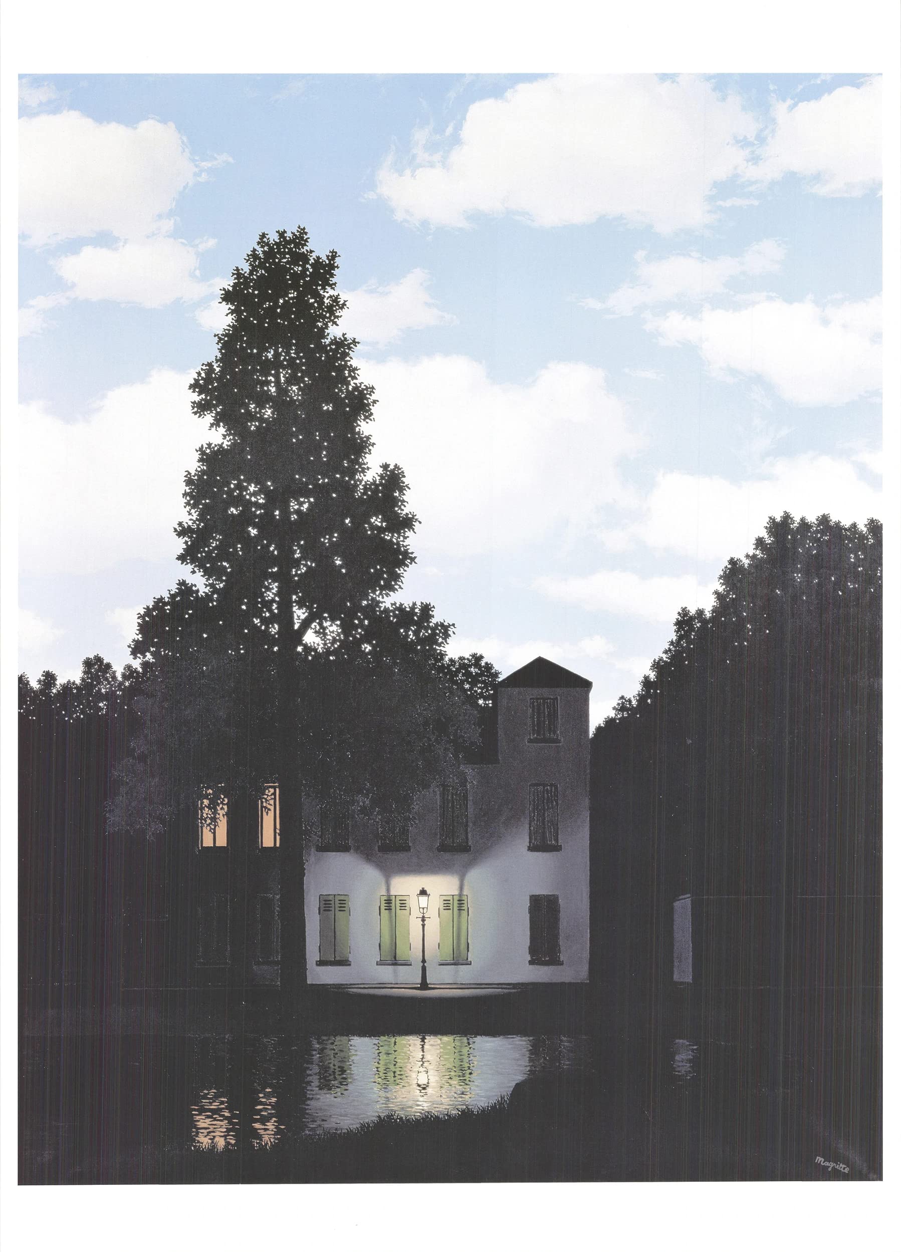 Amazon.co.jp: RENE MAGRITTE L'Empire des Lumieres 27.5